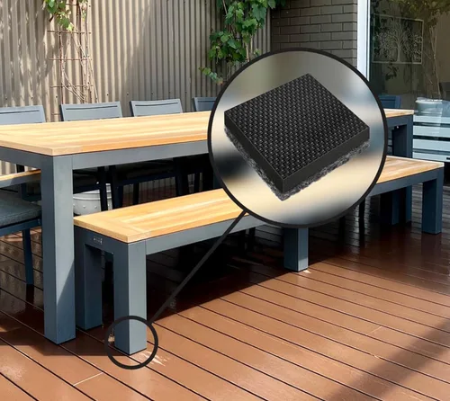 Miniatura 4 de Slipstick GorillaOutdoor - Deslizadores de muebles resistentes a la intemperie de 2-1/2 pulgadas para pisos de superficie dura (paquete de 4)
