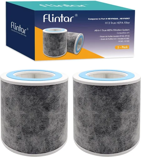 Filtro de repuesto HP102, fabricado en TAIWÁN, compatible con purificador de aire Shark HP100, HP102, HC450, HC451, HC452, HC455, se compara con la