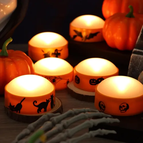 Miniatura 2 de Luces de calabaza naranja