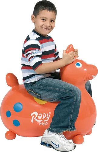 Miniatura 5 de GYMNIC - Caballo de rebote Rody, caballo de salto para niños pequeños, caballo inflable, animales hinchables para niños pequeños y niños, juguetes