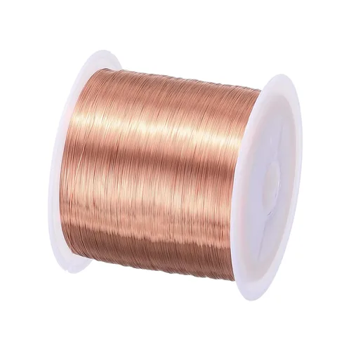 Miniatura 64 de MECCANIXITY - Alambre magnético de calibre 46 AWG - 0.04mm Hilo de cobre esmaltado - Bobina de alambre magnético de 14669 pies (4471m) - 50g Grado F