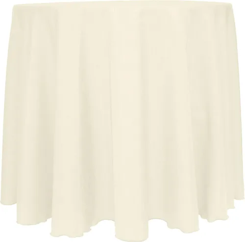 Miniatura 71 de Mantel reversible de satén Shantung de Ultimate Textile Majestic de 114" redondo, Satin, Paquete de 2