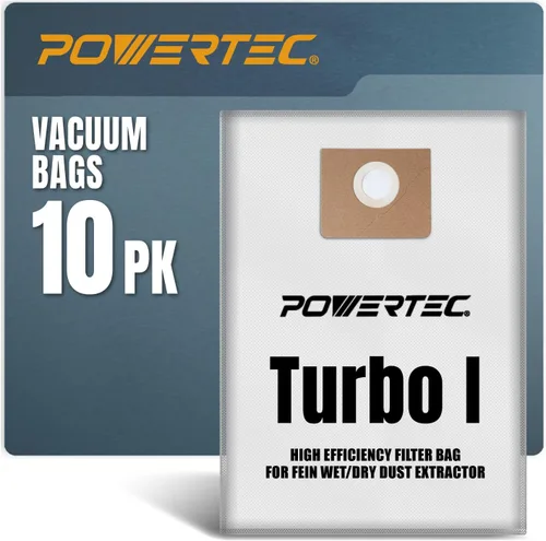 Miniatura 7 de POWERTEC Compra bolsas de vacío 6PK bolsas de filtro de repuesto para Fein Turbo III colección de polvo húmedo y seco Vac Accesorios para aspiradora