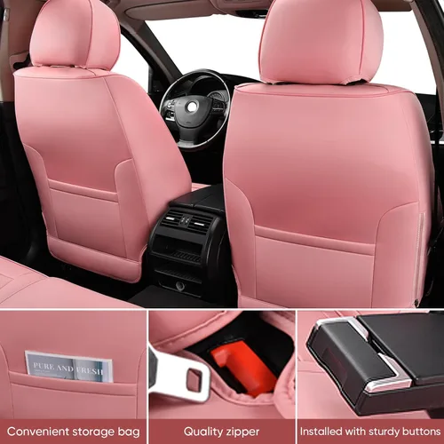 Miniatura 3 de Fundas de Asiento de Automóvil Accesorios Asiento Delantero Protector de Cojín de Cuero Transpirable Impermeable Funda de Asiento para Automóviles