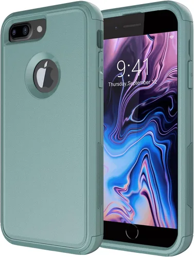 Miniatura 18 de Diverbox Funda [A prueba de golpes] [A prueba de caídas] [A prueba de polvo], Cubierta de protección resistente para teléfono para Apple iPhone 8
