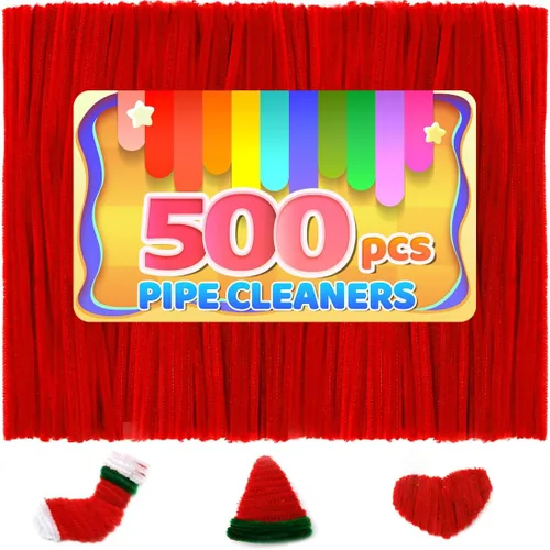 Miniatura 14 de Iooleem 200 piezas de limpiadores de tubería marrones, tallos de chenilla, limpiadores de tubería para manualidades, manualidades con limpiadores