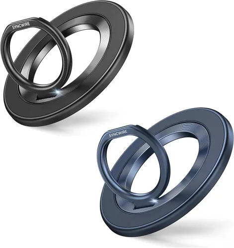 Miniatura 22 de SYNCWIRE Soporte de Anillo Magnético para Teléfono para MagSafe, Soporte de Agarre para Teléfono Celular con Rotación de 360°, Anillo para Dedo