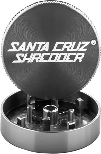 Miniatura 9 de Santa Cruz Shredder Molinillo de hierbas de metal con parte superior moleteada para un agarre más fuerte, 2 piezas, pequeño (Mini) de 1.7 pulgadas