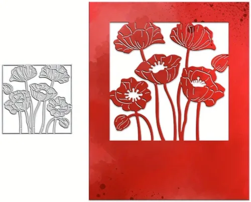 Miniatura 7 de Lapoo Troquel de corte de metal para álbumes de recortes, plantillas duraderas para álbumes de recortes, álbumes de fotos, tarjetas de papel