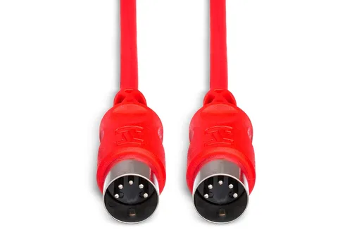 Miniatura 4 de Hosa Cable MIDI MID-305RD, DIN de 5 pines a la misma, 5 pies