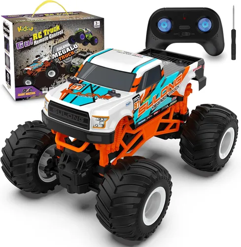 Camión monstruo RC a escala 1:16 - Camión todo terreno de 2.4GHz para niños de 4 a 12 años, camión RC todoterreno de 20 Km/h, regalo de Navidad o
