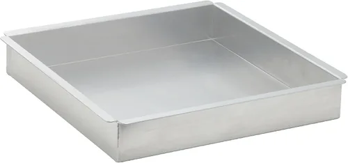 Miniatura 8 de WINCO Molde cuadrado antiadherente para tartas, 8 x 8 pulgadas, acero aluminizado