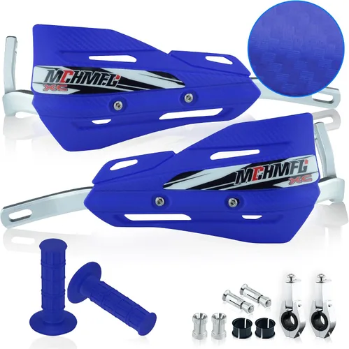 Miniatura 12 de Paramanos de moto de cross con empuñaduras, protectores de mano de motocicleta de 7/8 pulgadas y 1 1/8 pulgadas para cuatrimoto, soporte universal