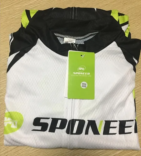 Miniatura 6 de sponeed - Jerséis de ciclismo para hombre, tops, camisas de ciclismo, manga corta, atuendo de ciclismo, chaqueta de ciclismo de cierre completo