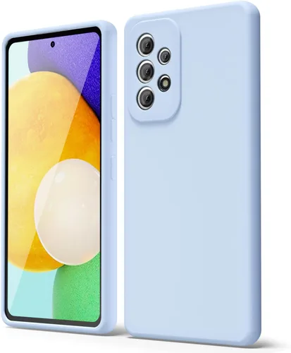 Miniatura 133 de oakxco Funda para teléfono Samsung Galaxy A12 con agarre de silicona líquida, linda delgada fina suave cubierta de gel de goma TPU lisa para mujeres