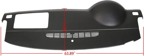 Miniatura 3 de Cubierta de salpicadero negra para Avalanche Suburban Tahoe GMC Yukon 2007-2014