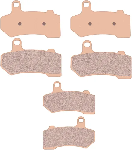 Miniatura 7 de Pastillas de freno delanteras y traseras de repuesto para HARLEY Road Glide 2008-2021/Street Glide 2008-2022/Road King 2008-2021/Ultra Classic