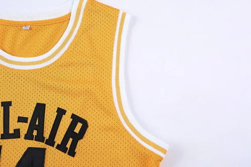 Miniatura 4 de MESOSPERO #14 The Fresh Prince of Bel Air #25 Carlton Banks - Camiseta de baloncesto, ropa de hip hop de los años 90 para hombres de fiesta