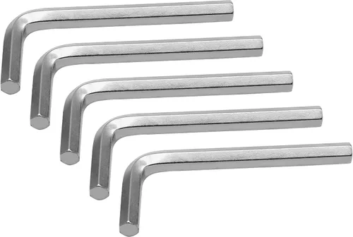 Miniatura 21 de Piutouyar Llave hexagonal de 0.236 pulgadas, llave Allen en forma de L, llave hexagonal pequeña para reparación de bicicletas y muebles (10 piezas)