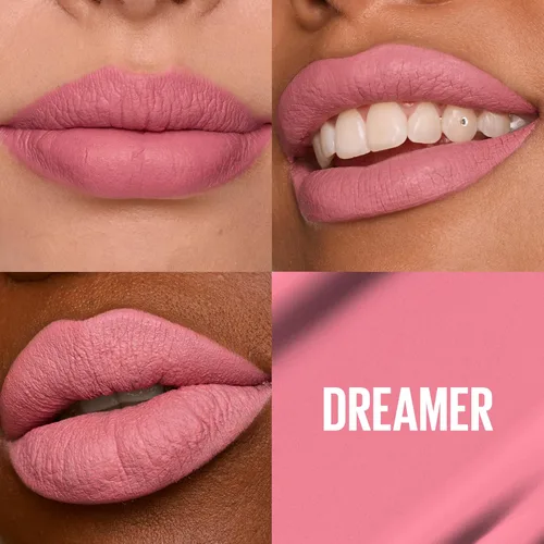 Miniatura 2 de Maybelline SuperStay Matte Ink - Lápiz labial líquido para maquillaje, color de alto impacto de larga duración, hasta 16 horas de uso, Dreamer, rosa