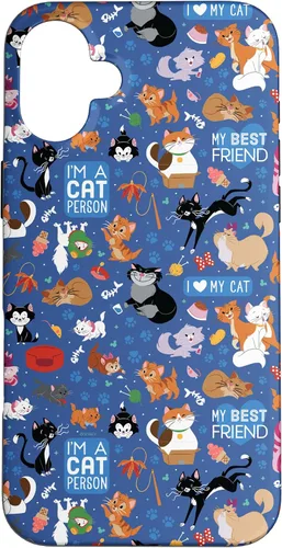Miniatura 23 de Disney Carcasa para iPhone 17, diseño de gatos I Love My Cat