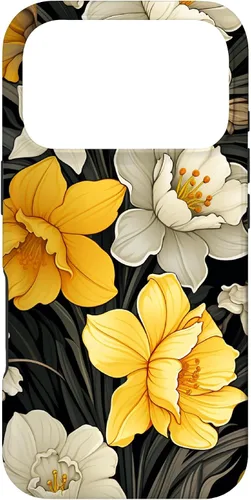 Miniatura 30 de Daffodil Flower Pattern Modern Floral Case for iPhone 17