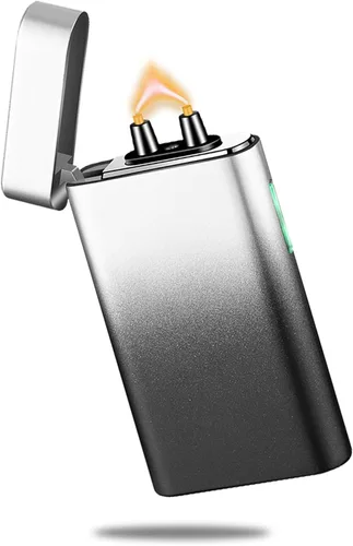 Miniatura 8 de Encendedor eléctrico de plasma, encendedor recargable por USB con indicador de batería LED, sin butano, encendedores a prueba de viento IdWD867eal