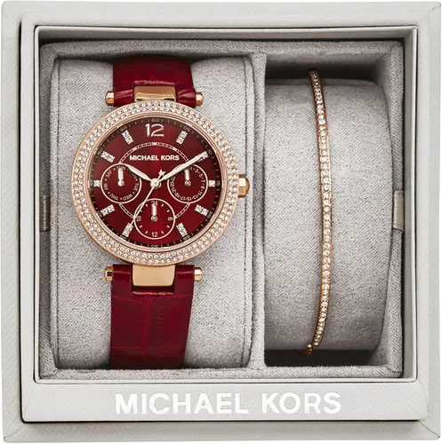 Miniatura 5 de Michael Kors Mini Parker Reloj multifunción de acero inoxidable