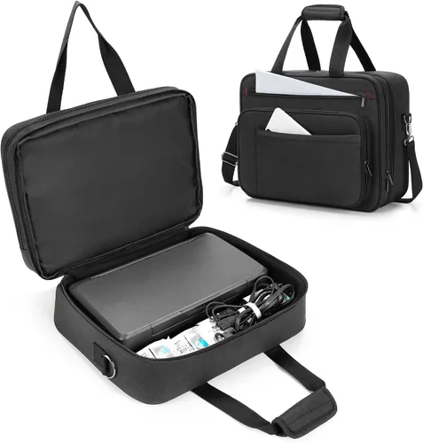 Miniatura 8 de samdew Bolsa de almacenamiento para impresora móvil compatible con HP Tango/Tango X, HP Officejet 250/200, funda de transporte para impresora