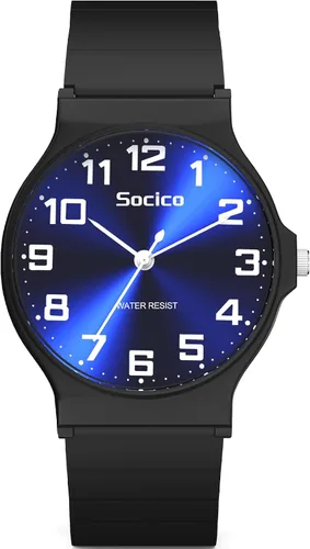 Miniatura 18 de SOCICO Reloj Analógico para Niños y Niñas, Dial Delgado 30M Resistente al Agua Reloj Deportivo de Camuflaje, Relojes de Pulsera Fáciles de Leer