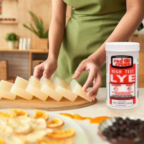 Miniatura 4 de The Boyer Lye para hacer jabón, hidróxido de sodio puro de alta prueba de lejía de grado alimenticio, soda cáustica, limpiador de drenaje