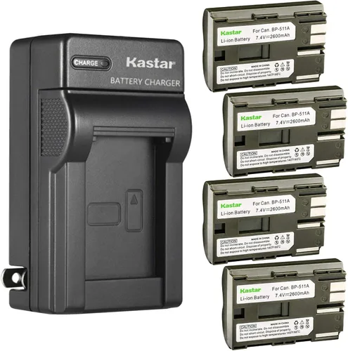 Miniatura 9 de Kastar Cargador de pared AC compatible con cámaras Canon ZR60 ZR65MC ZR70MC ZR80 ZR85 ZR85MC ZR90 ZR90MC PV130 EOS Rebel DS6041, Canon Battery Grip