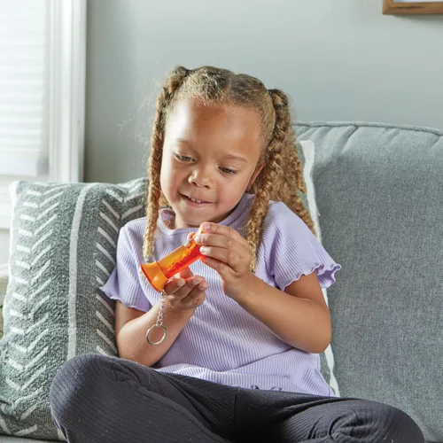 Miniatura 7 de hand2mind Tubos sensoriales relajantes de remolinos, mini llaveros, artículos para aliviar la ansiedad, juguetes calmantes para niños, suministros