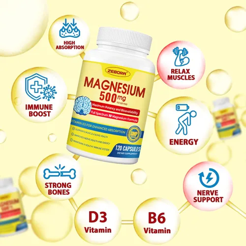 Miniatura 8 de Complejo de suplementos de magnesio