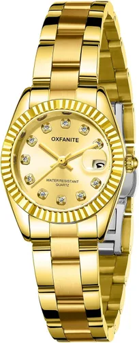 Miniatura 9 de Watches for Women, Fashion Small Gold Analog Quartz Waterproof Stainless Steel Ladies Wrist Watches, with Date Dainty Diamond Luxury Dress Women