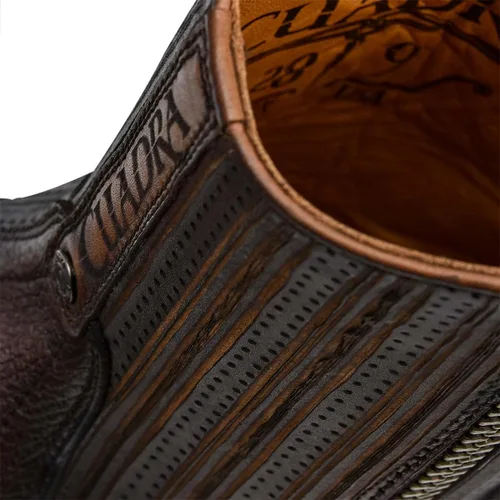 Miniatura 6 de Cuadra Botas urbanas para hombre en piel bovina con cremallera marrón