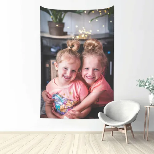 Miniatura 6 de JINJUREN Alfombras personalizadas para colgar con imágenes, pancartas y carteles para dormitorio, 60 x 80 pulgadas, verticales
