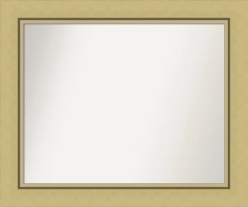 Miniatura 137 de Amanti Art Landon Gold Espejo de baño, espejo de pared o espejo de tocador de baño sobre el fregadero (26.25 x 26.25 pulgadas) Espejo no biselado