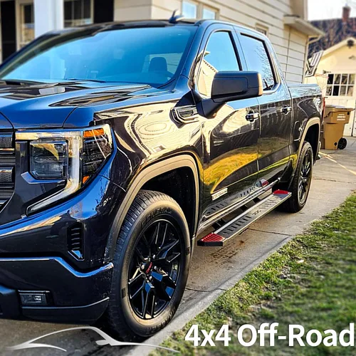 Miniatura 3 de OEDRO - Estribos de 6.5 pulgadas compatibles con 2007-2018 Chevy Silverado/GMC Sierra 1500, 2007-2019 Silverado/Sierra 2500HD 3500HD de 2 filas y 4