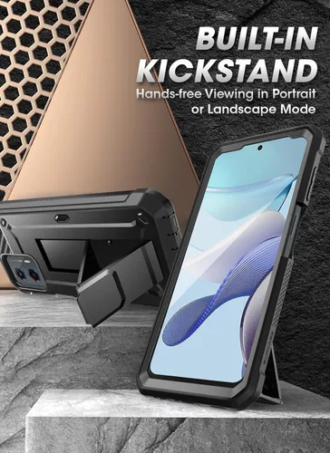 Miniatura 3 de SUPCASE Unicorn Beetle Pro - Funda para Moto G 5G 2023, protector de pantalla integrado de cuerpo completo, resistente clip para cinturón y funda