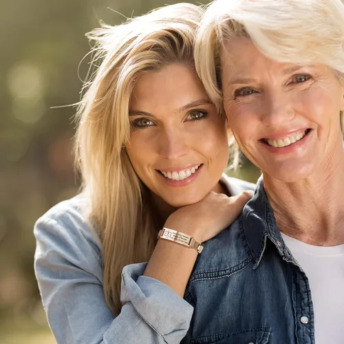 Miniatura 4 de VNOX Pulsera de identificación de alerta médica para hombres y mujeres, pulseras de alerta médica con grabado personalizado para mujeres y hombres