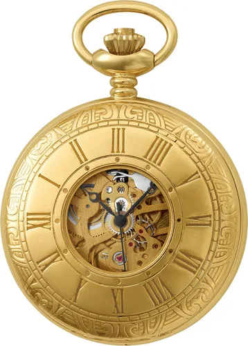 Miniatura 4 de Charles-Hubert, reloj de bolsillo mecánico chapado en oro Paris, Oro, Mecánico