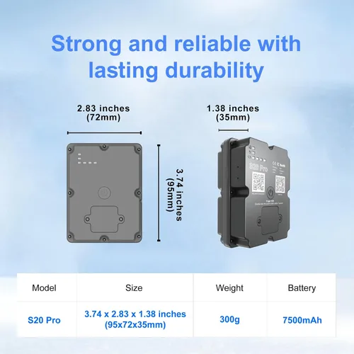 Miniatura 8 de Rastreador GPS 4G para vehículos de larga duración de batería de hasta 7 meses, distancia ilimitada de geo-cerca, seguimiento en tiempo real