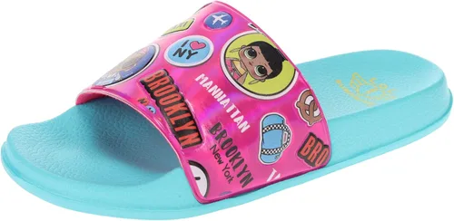 LOL Surprise Sandalia para niña sandalia con MC Swag Bling Queen y más talla de niño 8-9 a talla de niños 1-2 a partir de 3 años