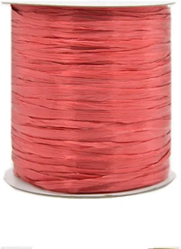 Miniatura 10 de 250 Metros/273 Yardas Raffia Ribbon Hilo de Raffia Hilo de ganchillo Azul Bolsa de ganchillo Hilo de paja Hilo de paja Hilo de rafia natural