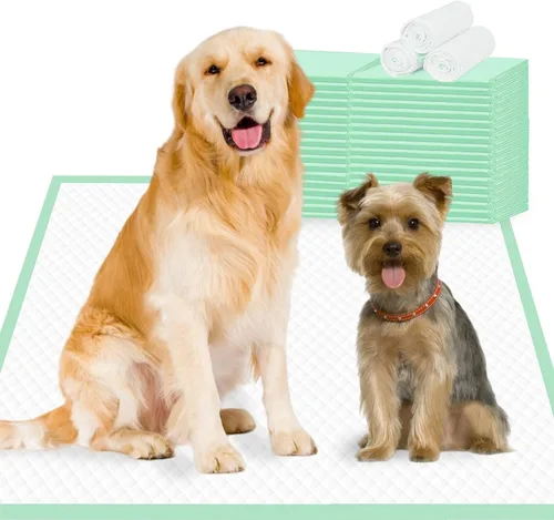 Almohadillas para orina de perro, extra grandes, 30 x 36 pulgadas, 40 unidades, almohadillas de orina XXL | Almohadillas verdes sin perfume para