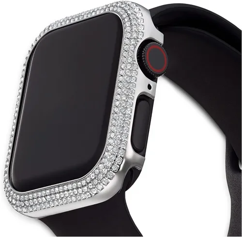 Miniatura 5 de Funda para Smartwatch Swarovski Sparkling compatible con Apple Watch Series 4 y 5, 40mm, tono plateado