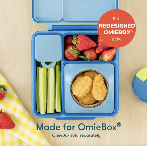 Miniatura 2 de Omie Caja (paquete de 2) recipientes para salsas a prueba de fugas, recipiente para aderezo de ensalada, recipiente de condimentos con tapas