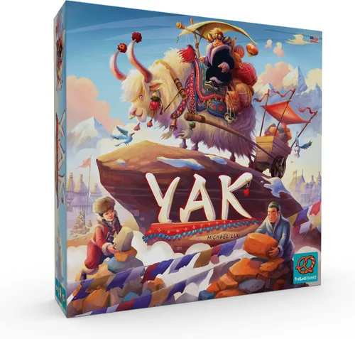 Juego de mesa de yak | Gestión de recursos estratégicos para la construcción de la diversión familiar para adultos y niños de 8 años en adelante 2-4