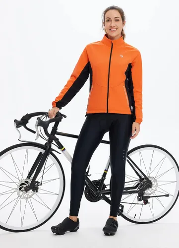 Miniatura 5 de BALEAF Chaqueta térmica de invierno para mujer, resistente al viento, al agua, softshell y clima frío, para correr, abrigada